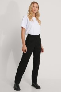 NA-KD Trend Twill Pocket Pants - Black