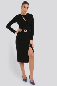 Trendyol Accessory Detail Dress - Black