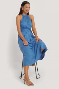 Trendyol Straped Midi Dress - Blue