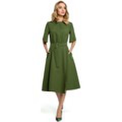 Sukienki krótkie Moe  M396 Sukienka - zielony