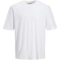 T-shirty i Koszulki polo Jack & Jones  12185628 BRINK TEE-WHITE