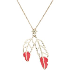 All We Are - Feather drop pendant