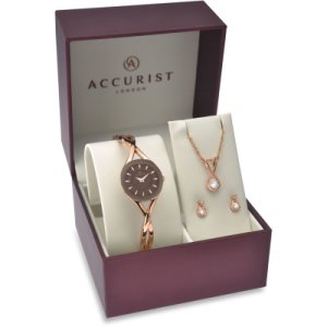 Ladies Accurist Gift Set Watch