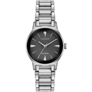 Ladies Citizen Eco-drive Ladies' Axiom Diamond Stainless Steel Watch