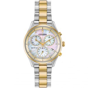 Ladies Citizen Eco-drive Ladies' Chronograph Chronograph Stainless Steel Watch