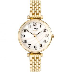 Ladies Gold Plated Classic Bracelet Watch