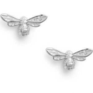 Lucky bee Stud Earrings Silver Earrings