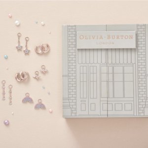 Olivia Burton Jewellery - Rainbow house of huggies rose gold gift set