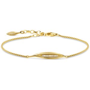 Thomas Sabo Jewellery - Thomas sabo magic garden gold leaf bracelet