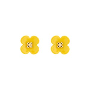 Turnip Flower Stud Earrings