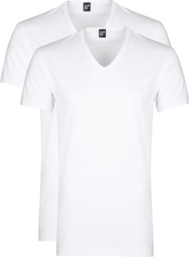 Alan Red Dean V-Neck T-shirt 2-Pack White size XXL