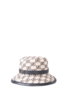 alberta ferretti cap with logo print