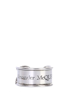 alexander mcqueen band ring with carry over logo