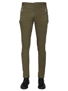 balmain pants with zip