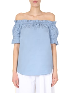 michael by michael kors top with volant
