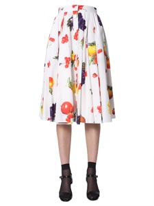 msgm skirt with buttons