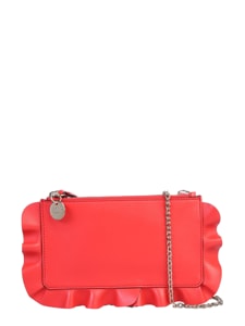 red (v) rock ruffles pouch