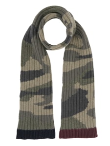 Valentino camouflage print scarf