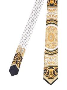versace tie with iconic print