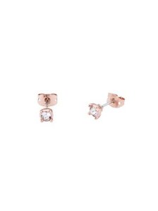 Ted Baker Rose Gold Crystal Nano Stud Earrings