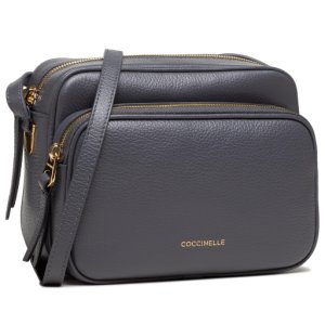 Handväska för kläder COCCINELLE - H60 Lea E1 H60 15 01 01 Ash Grey Y75