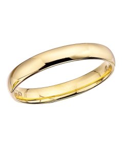 9 Carat Gold Court Shape Wedding Ring