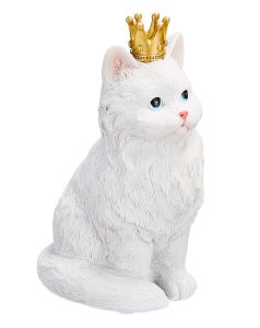 Cats with Blue Eye Figurine