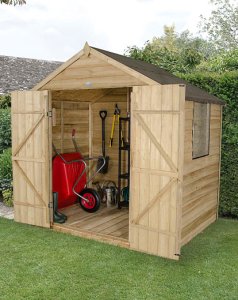 Forest Overlap 5x7 Double Door Shed