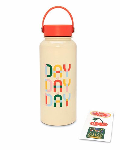 Ban.do Water Bottle With Stickers