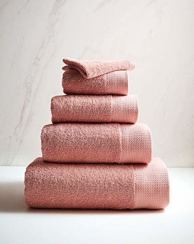 Eco Plush Recycled Cotton Towels Peach
