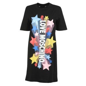 Love Moschino - Abito stelle t-shirt dress