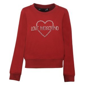 Love Moschino - Diamante heart logo sweatshirt