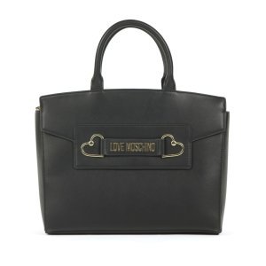 Love Moschino - Heart box plated large tote