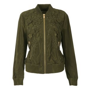 Light Weight Embroidered Bomber Jacket