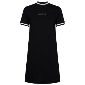 Neck And Cuff Tipping T-Shirt Dress
