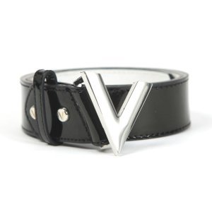 Valentino By Mario - Plain large logo patent forever belt