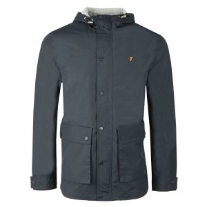Farah - Rourke zip hooded jacket