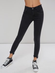 Destroyed Slim Fit Skinny High Waist Womens Jeans