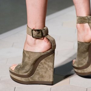 Wedge Heel Peep Toe Platform Womens Sandals