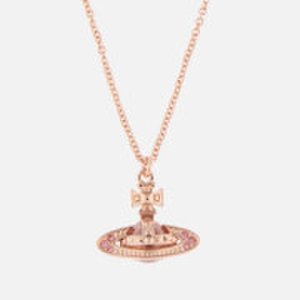 Vivienne Westwood Women's Pina Small Bas Relief Pendant - Pink Gold/Light Rose