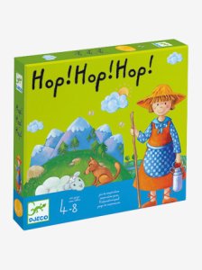 Hop! Hop! Hop! by DJECO green medium solid with desig
