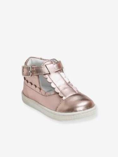 Leather Sandals for Baby Girls, Designed for First Steps rose gold