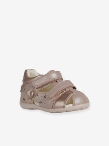 Sandals for Baby Girls, Kaytan by GEOX® pink light solid