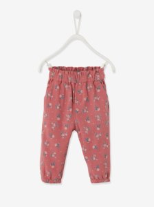 TROUSERS pink medium all over printed