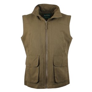 Alan Paine Mens Dunswell Waistcoat Olive
