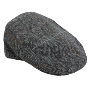 Barbour Unisex Crieff Cap Charcoal Country Check
