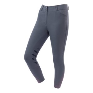 Dublin Ladies Ascent Pro Form Gel Knee Patch High Rise Breeches Charcoal