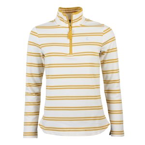 Joules Ladies Fairdale Sweatshirt Gold Stripe