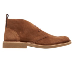 Joules Mens Lynton Lace Up Suede Boots Tan