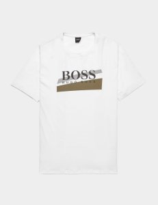 Mens BOSS Authentic Retro Short Sleeve T-Shirt - Exclusive - Exclusively to Tessuti White, White